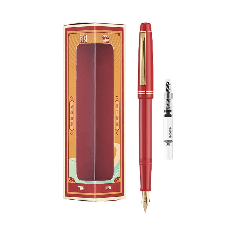 Pilot Fountain Pen 78G With Converter 22K Gold-Plated