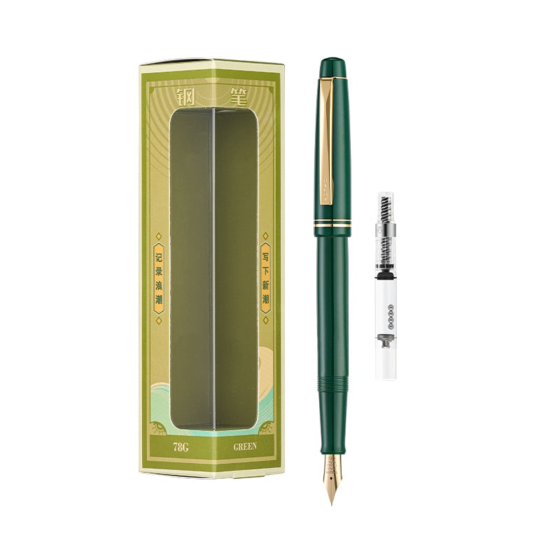 Pilot Fountain Pen 78G With Converter 22K Gold-Plated