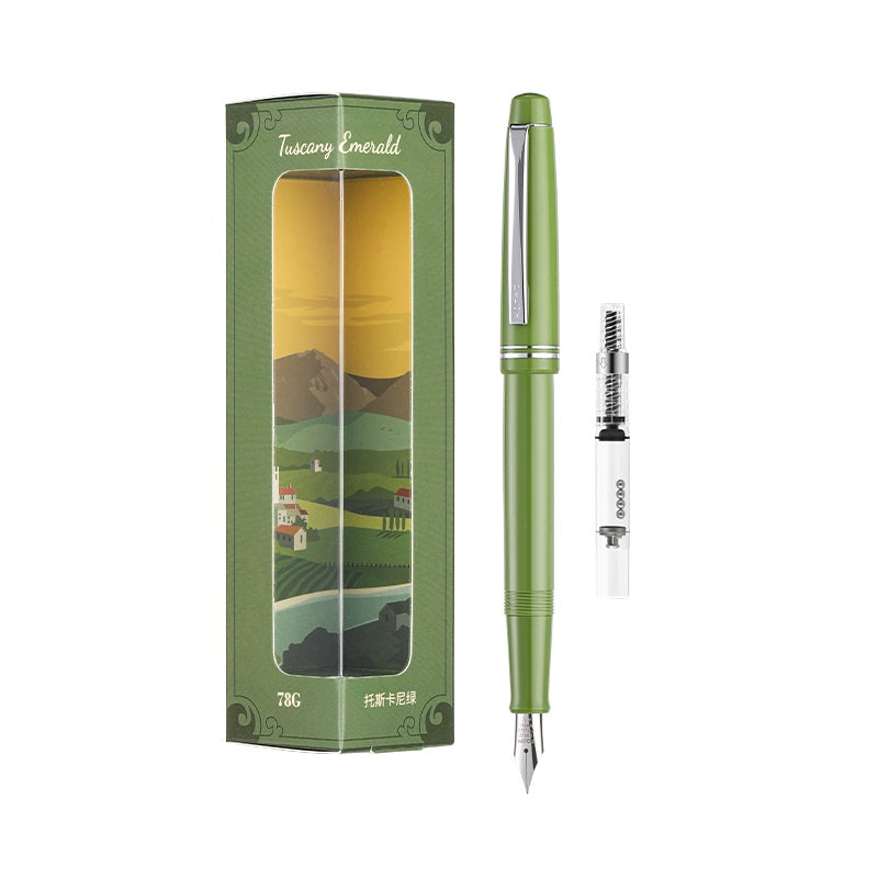 Pilot Fountain Pen 78G With Converter 22K Gold-Plated