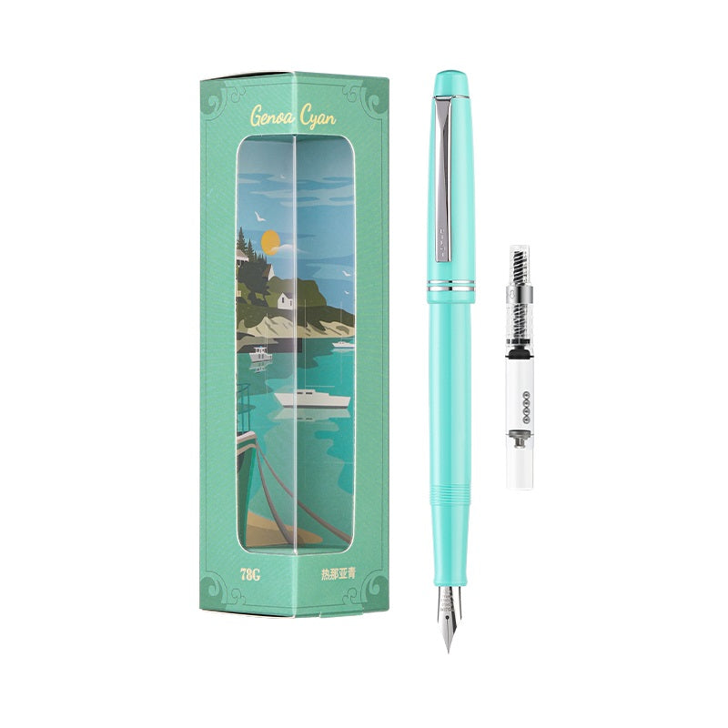 Pilot Fountain Pen 78G With Converter 22K Gold-Plated