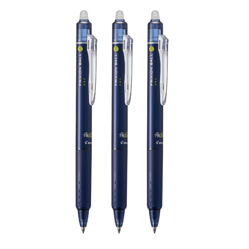 Pilot FriXion Ball 0.5mm Retractable Gel Ink Erasable Pen 3 Pack