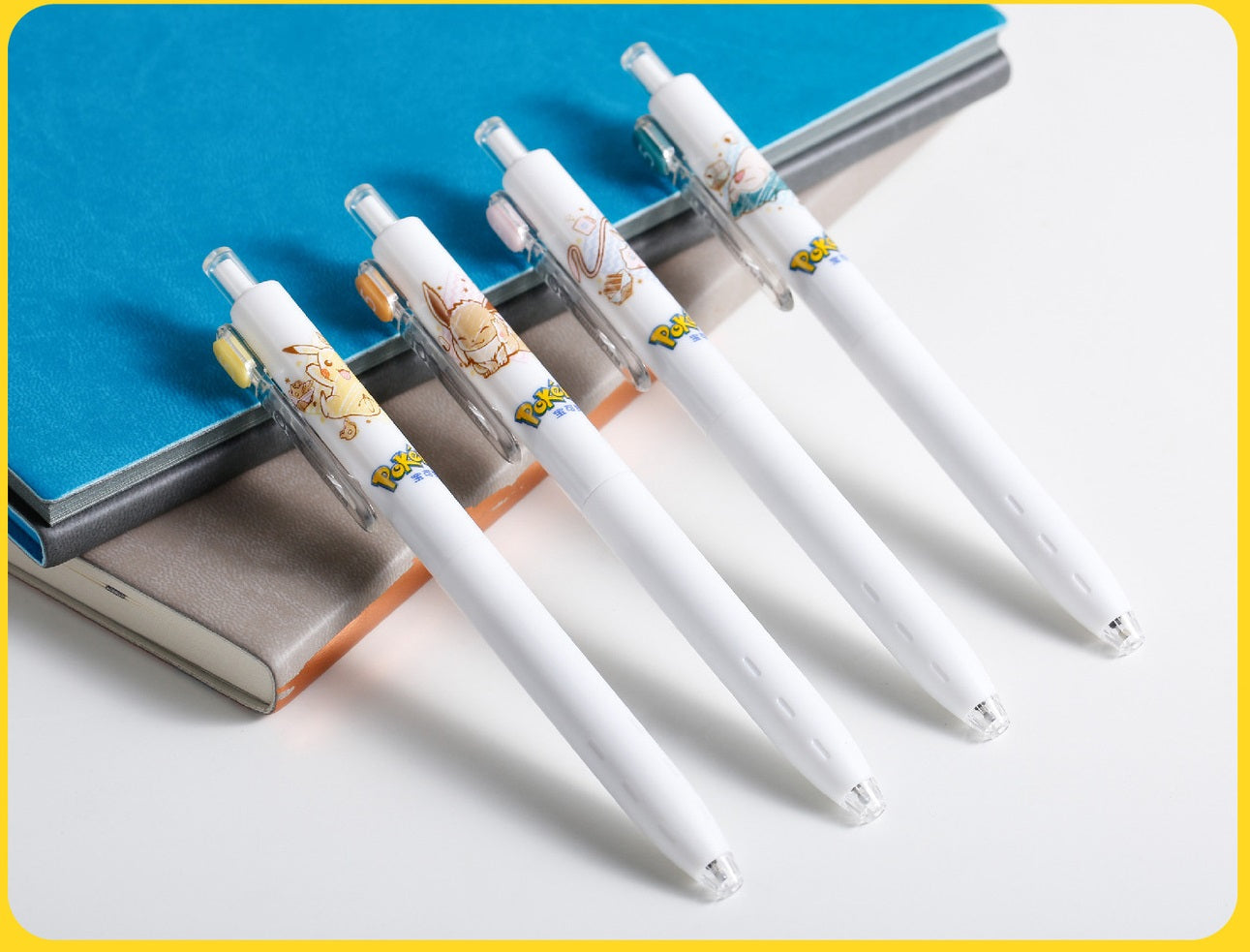 PLATINUM 4pcs Pokemon Anime Japanese Gel Pens Set