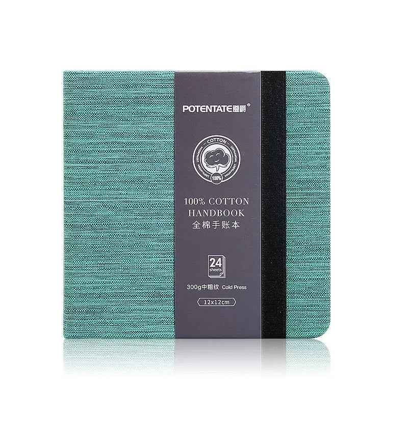 POTENTATE Watercolor Handbook,Cotton,300gsm,24 Sheets - TTpen