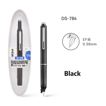 Retractable Fountain Pen 0.38mm Extra Fine Nib
