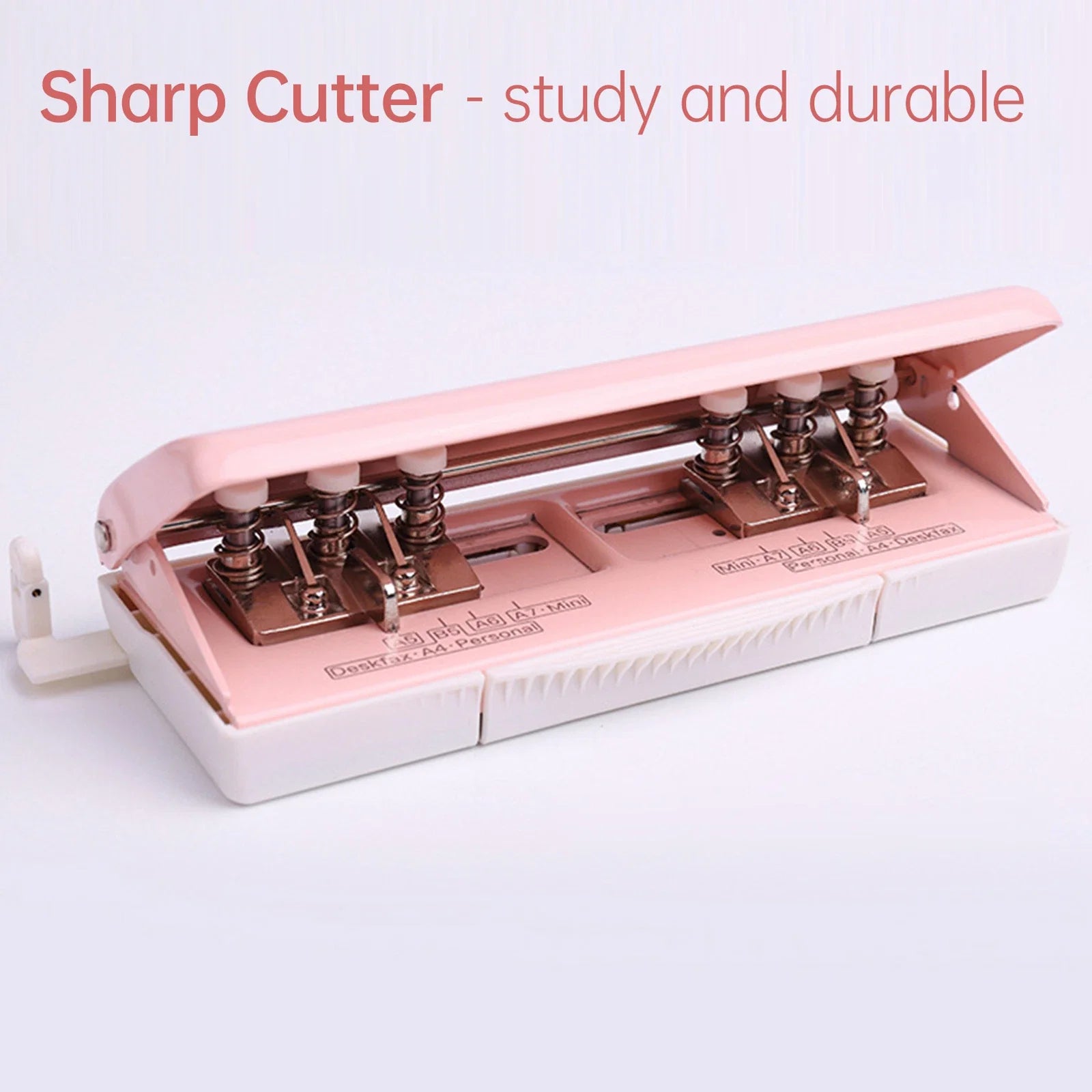 KW-triO Adjustable 6-Hole Desktop Paper Punch