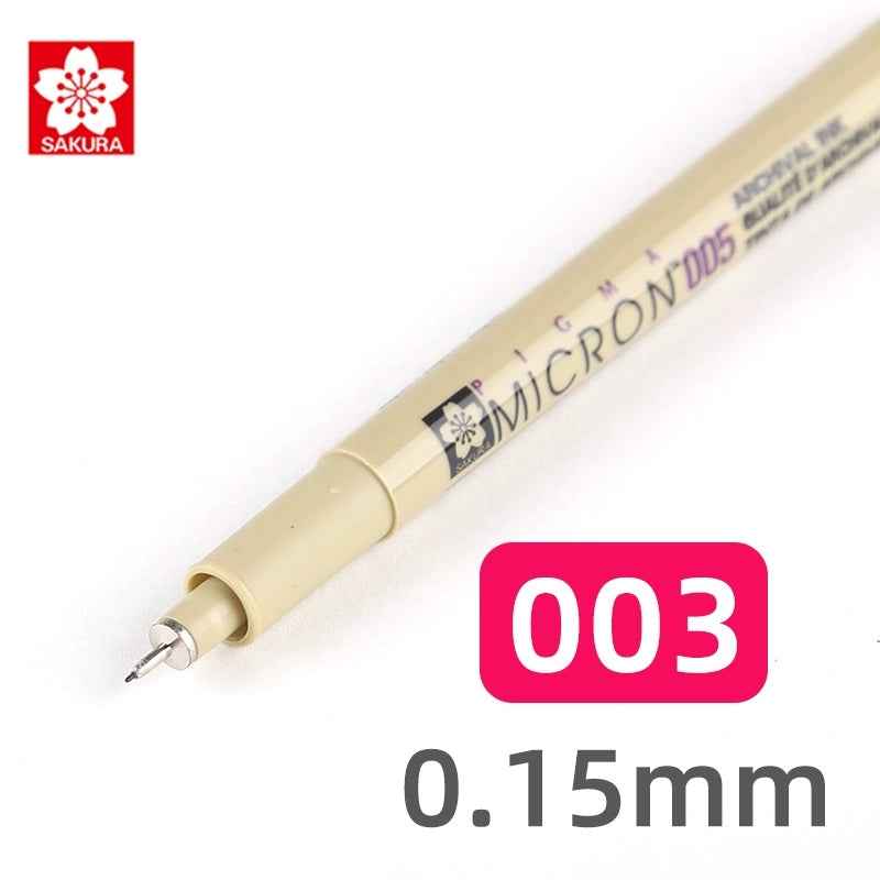 Sakura Pigma Micron Pen - Size 003 - 0.15 mm - Black (3 Pack) - TTpen