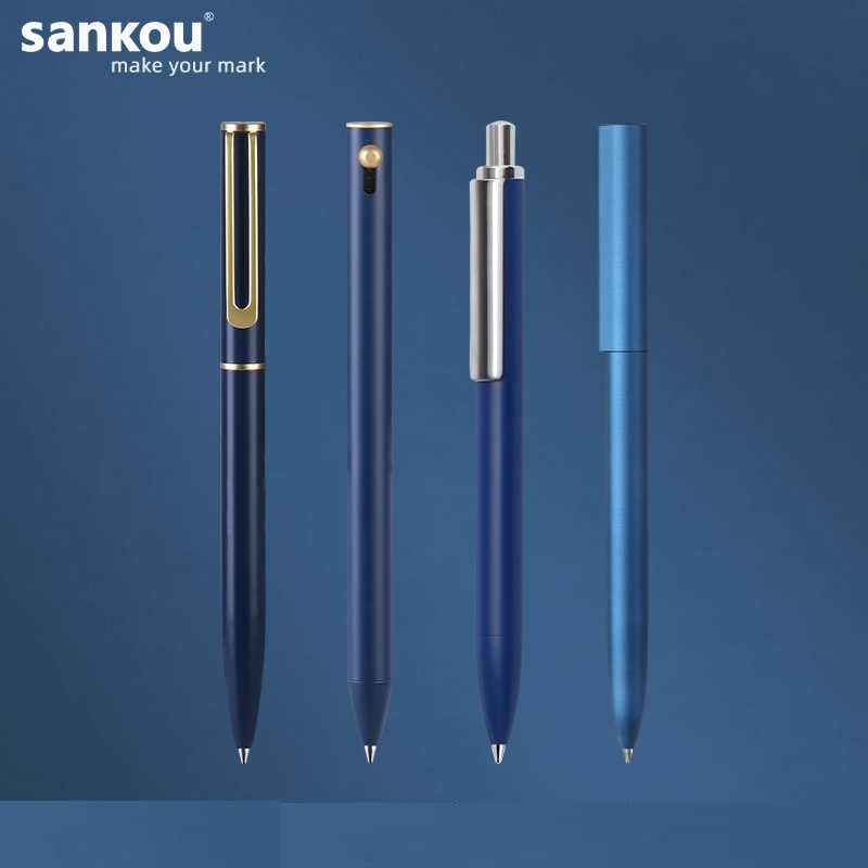 Sankou Doctor’s Nurses Metal Ballpoint Pen 0.5mm Blue-Black Ink