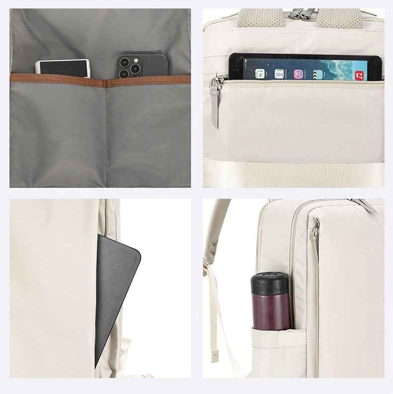 15-Inch Laptop Backpack for Travel – Slim Shockproof Commuter Bag