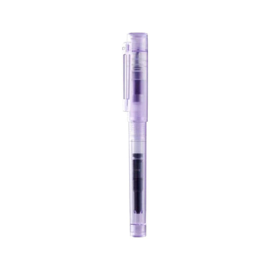 KACO SKY Premium Plastic Fountain Pen Transparent Extra Fine Purple