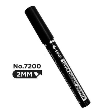 STA Liquid Silver Mirror Chrome Markers Paint 2mm Tip (2 Pack) - TTpen