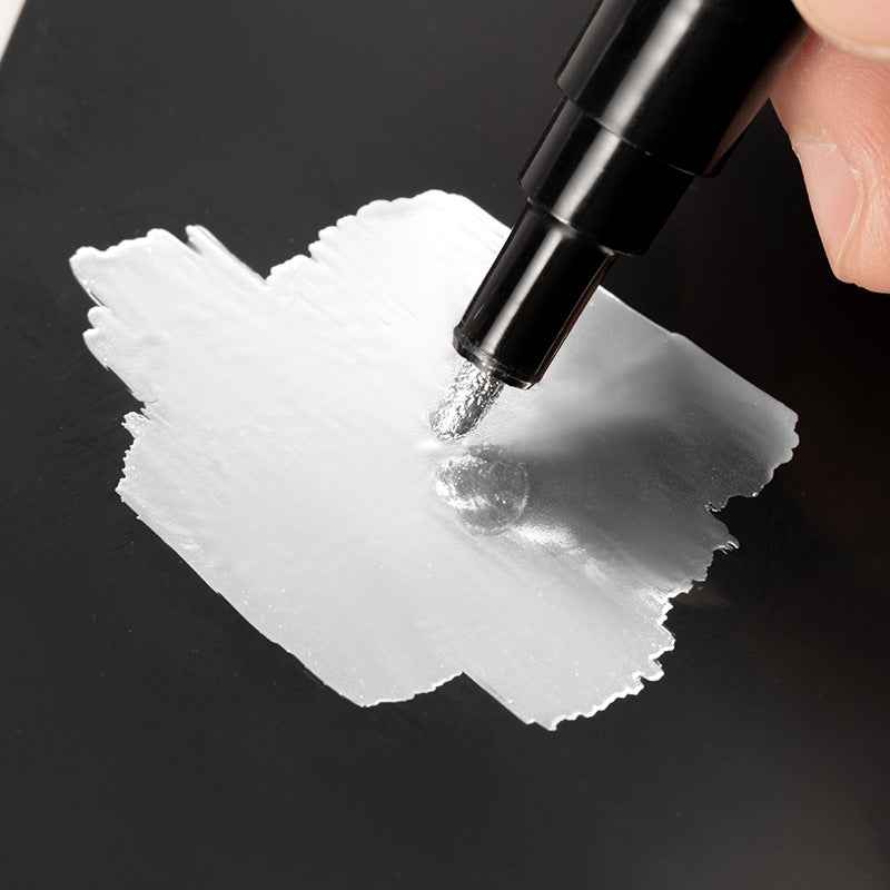 STA Liquid Silver Mirror Chrome Markers Paint 1mm Tip (2 Pack) - TTpen