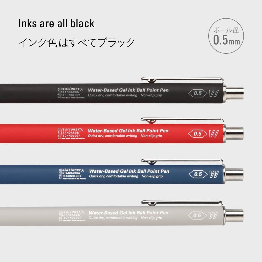 STALOGY Japan Water-Based Gel Ink Ballpoint Pen 0.5MM