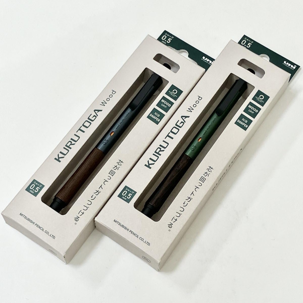 Uni KURU TOGA Mechanical Pencil Wood 0.5mm M5-KW