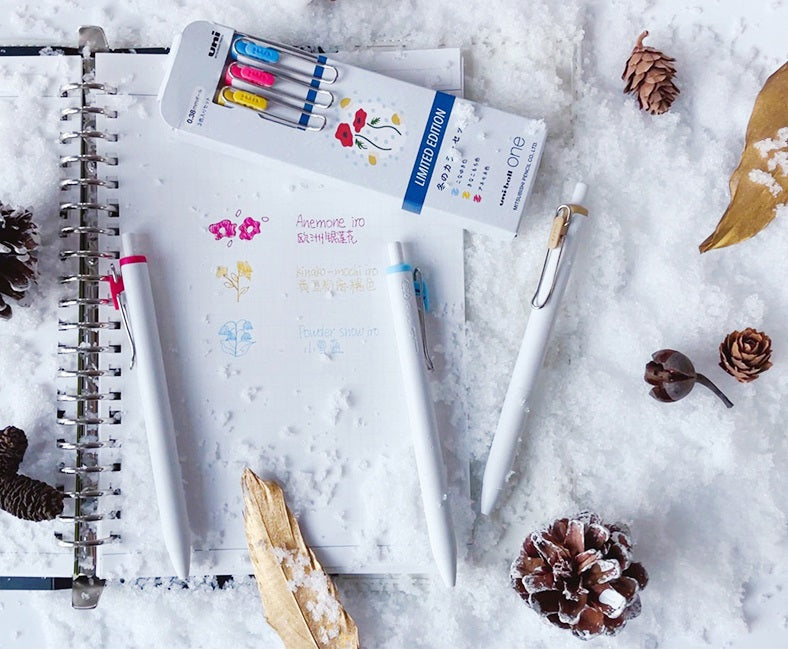 Uni-Ball One Autumn Winter Colors Limited Edition Gel Ink Pen 0.38mm