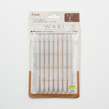 Pilot Waai Frixion Erasable Ballpoint Pen 8 Colors Full Set