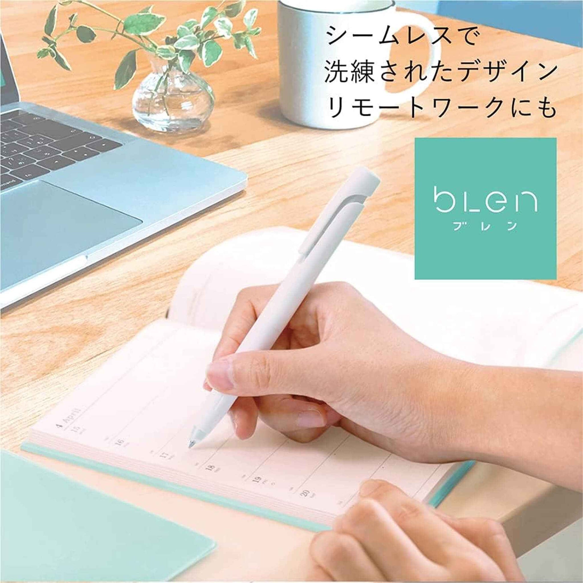 Zebra bLen Ballpoint Pen 0.5mm,Black Ink,5 Pack