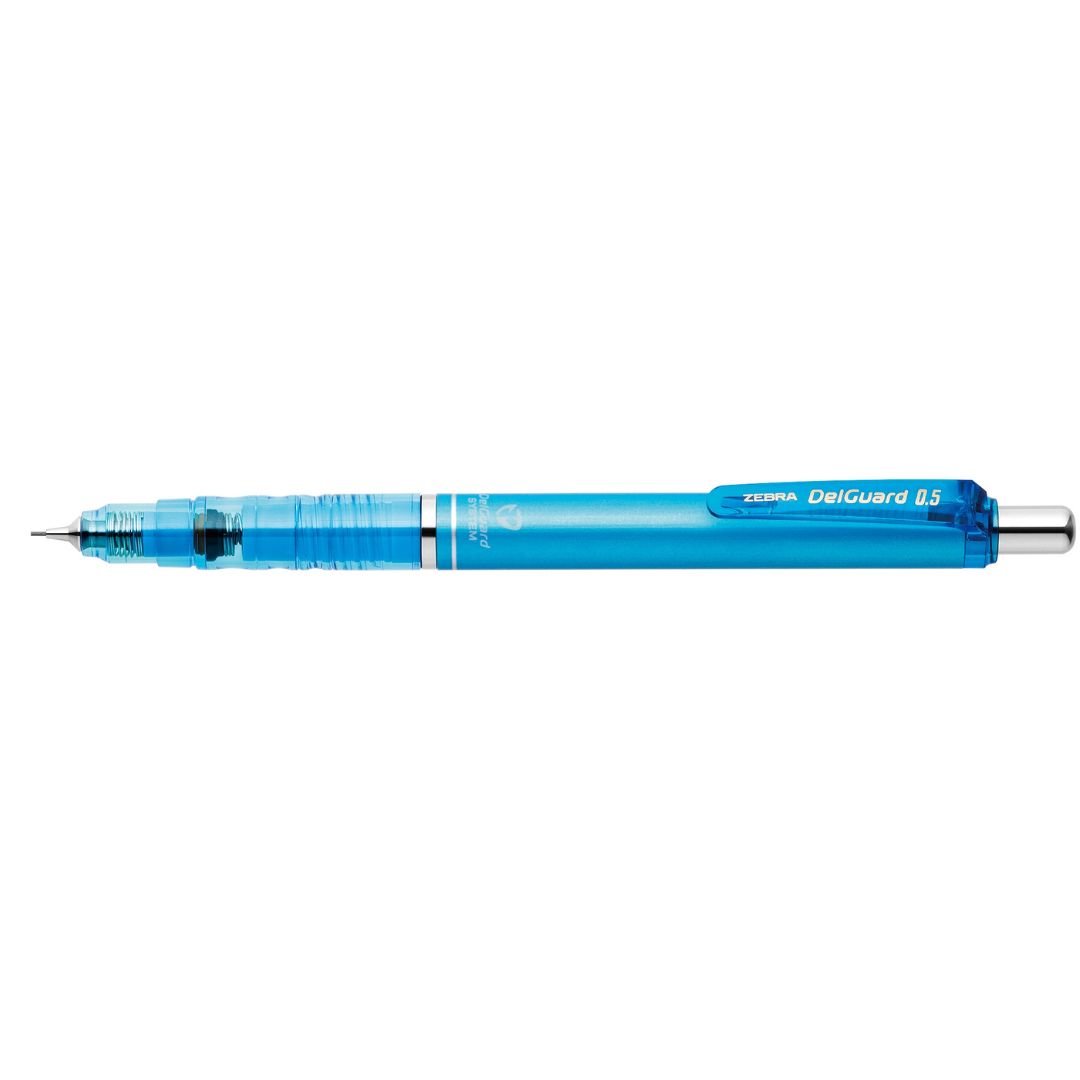 Zebra Delguard Mechanical Pencil 0.5mm 0.5mm Luminous Blue