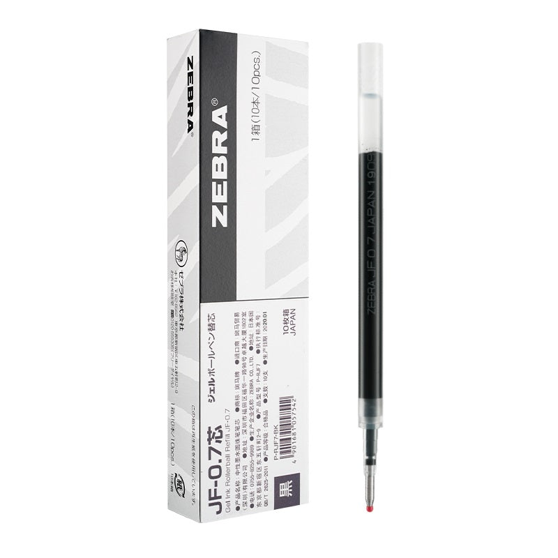 Zebra JF-0.7 Sarasa Gel Ballpoint Pen Refills,0.7mm,10 Pack