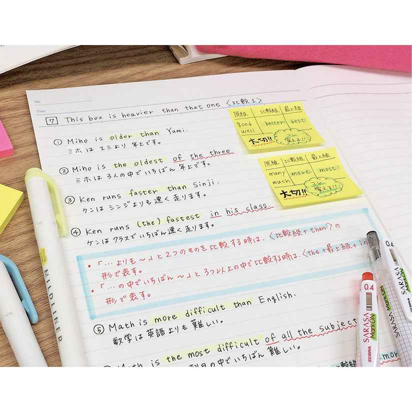 Zebra Sarasa Mark On Gel Pen - 0.5 mm - with 5pcs Black Ink Refills