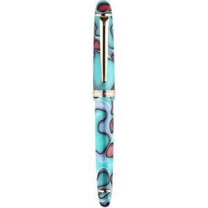Majohn S3 Fountain Pen Celluloid,Iridium Fine Nib Gold Plated