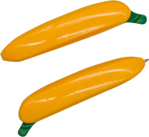 10PCS Novelty Banana Fruit Kids Ballpoint Pens 1.0mm Black Ink