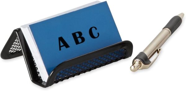 8pcs Business Card Holder Metal Mesh