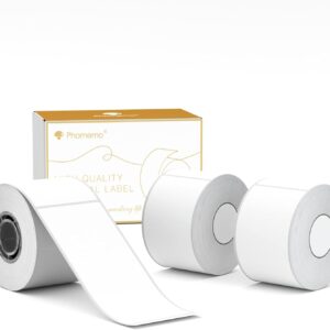 Phomemo D50 White Adhesive Thermal Label,20mm X 50mm