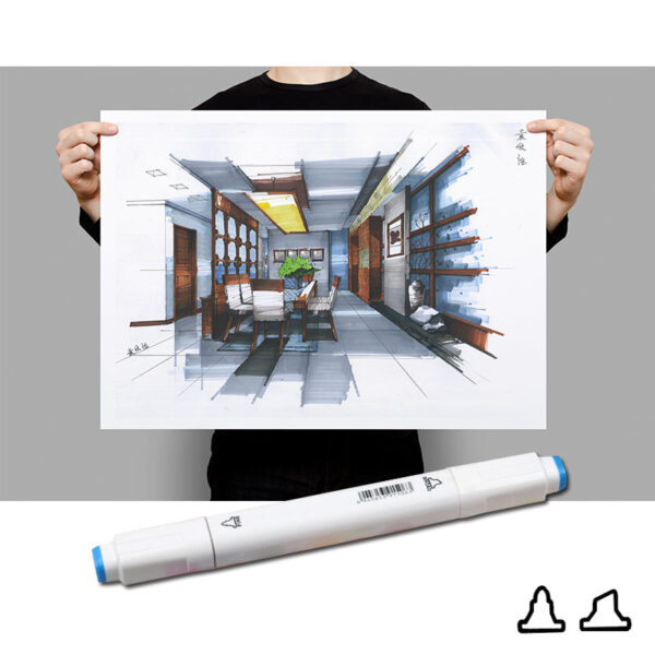 TouchFive Twin Markers 30 Color Animation Design Set