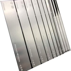 10in1 Stainless Steel Sanding Rod Fine Alexen Models Polishing Sticks
