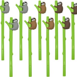 24PCS Sloth Kawaii Bradypod Climbing Tree 0.5mm Black Ink Gel Pens
