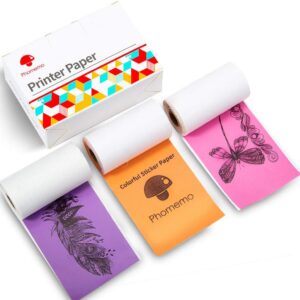 Phomemo Colorful Thermal Sticker Paper for M02/M03 Pocket Printer