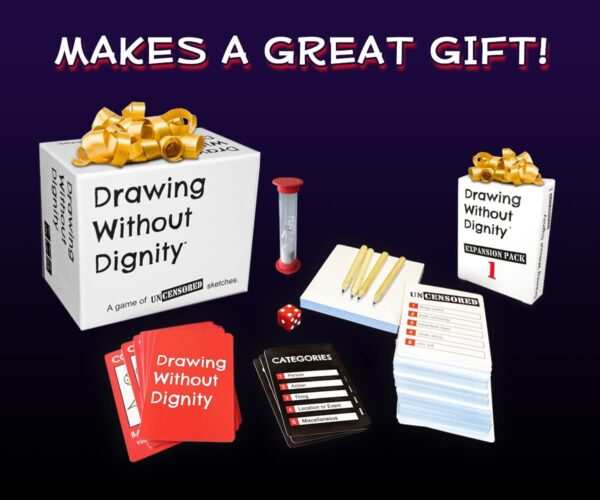 Drawing Without Dignity Combo Pack: Party Game + Expansion Pack 1