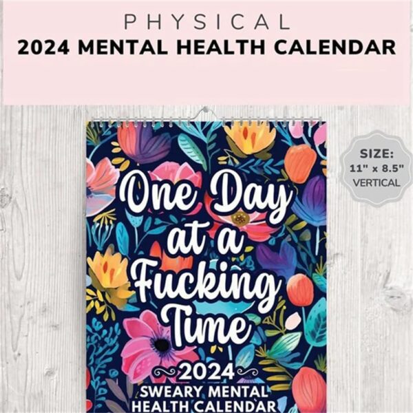 2024 'Fuck It' Calendar Monthly Planner with Funny Swear Words