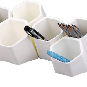 Hexagonal Creative Pen Holder Desktop Wall-Mounted