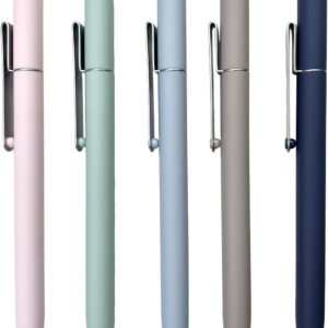Kaco MIDOT 5PCS Retractable Gel Pens 0.5mm Fine Point