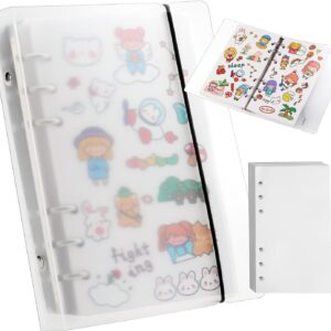 Reusable Sticker Book 80 Sheets Sticker Collecting Album Plus Size A5
