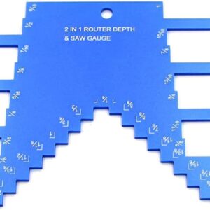 2in1 Step Depth Gauge for Router and Table Saw