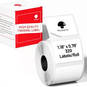 Phomemo Thermal Labels for M110/M221/M220/M120/M200,30x20mm