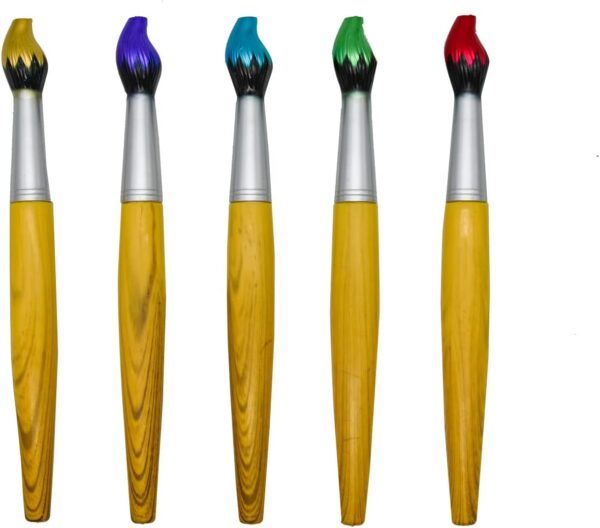 10PCS Bamboo Paintbrush Ballpoint Pens