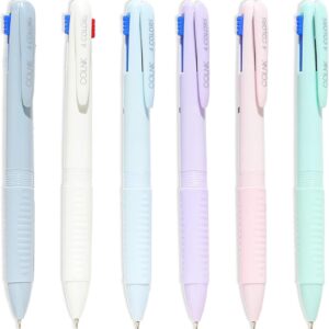 COLNK 4IN1 Multicolor Ballpoint Pen 0.5mm 6 Count