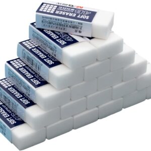 M&G 24 Pack 4B Soft Pencil Erasers