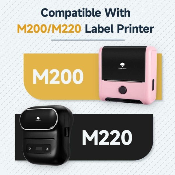 Phomemo M200/M110S Clear Adhesive Thermal Label,40mm X 30mm