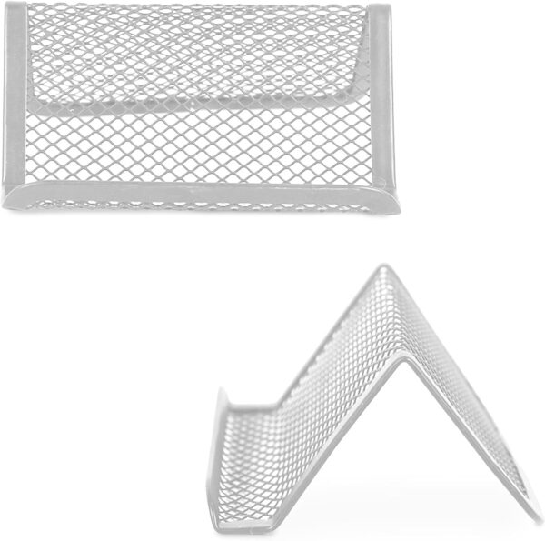 8pcs Business Card Holder Metal Mesh