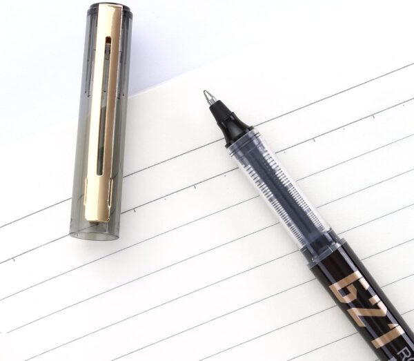 Comix 621 Rollerball Pens,Black Liquid Ink, 0.7mm Medium Point