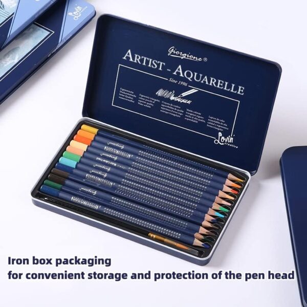 GIORGIONE Watercolor Pencils 120 ARTIST AQUARELLE Colored Pencils