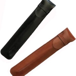 2PCS Leather Pen Case Sleeve for Ballpoint Stylus Pen