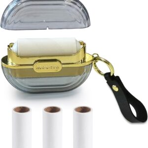 Double-Sided Travel Portable Lint Roller with Hand Strap