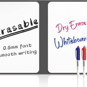 Portable Dry Erase Whiteboard Notebook with 3 Color Markers