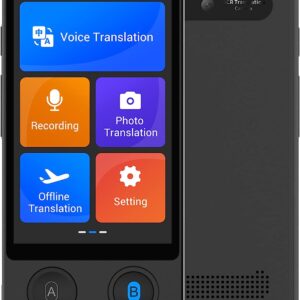 W12 AI Offline Voice Translator 144 Language Translator Device
