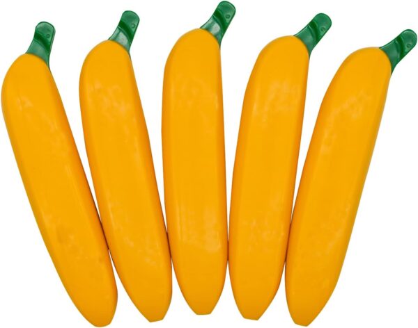 10PCS Novelty Banana Fruit Kids Ballpoint Pens 1.0mm Black Ink